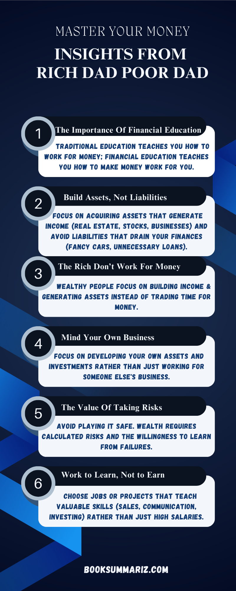 Key Takeaways Of Rich Dad Poor Dad Book